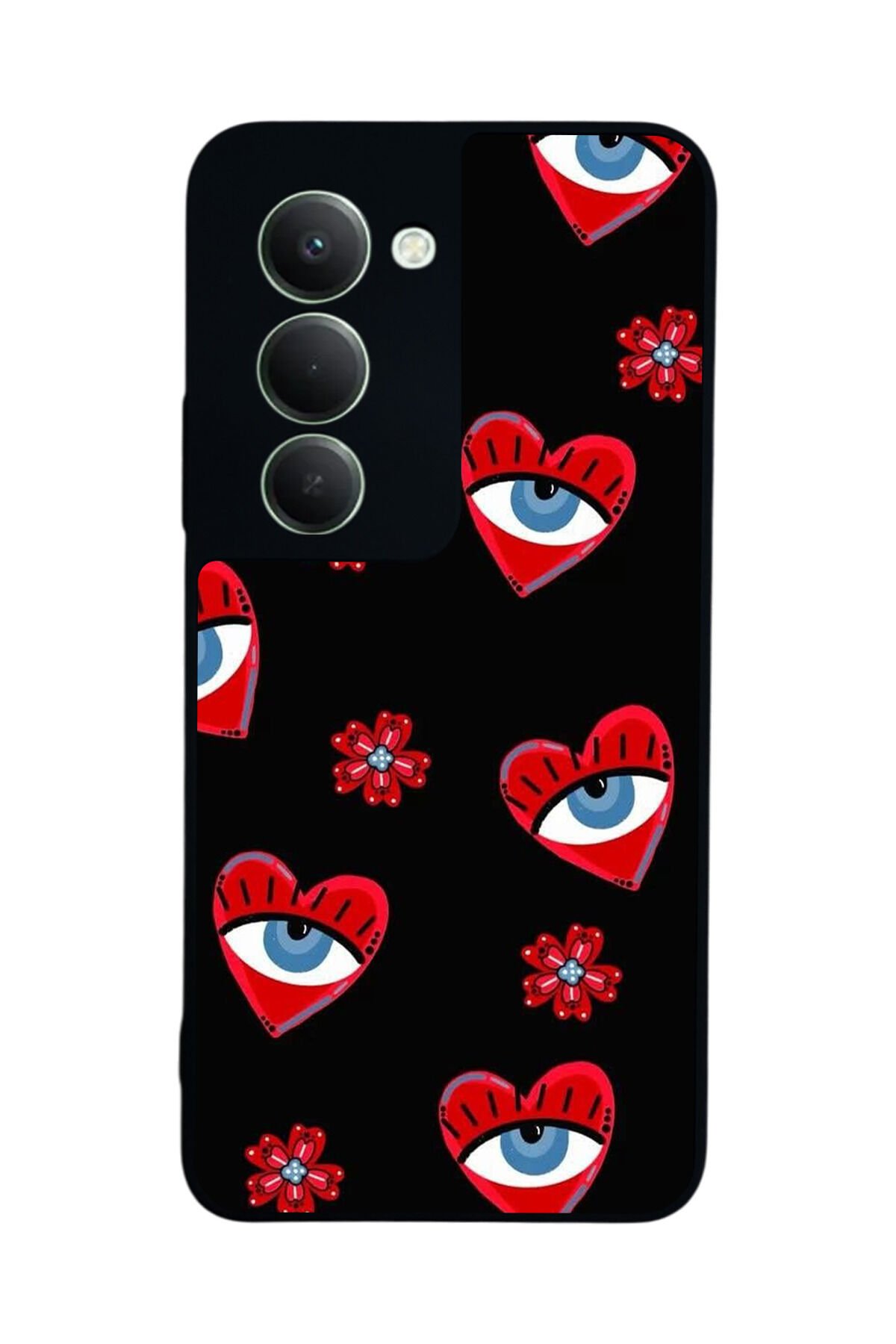 Xiaomi Redmi 15 5G Uyumlu Göz Tasarımlı Glossy Premium Kılıf