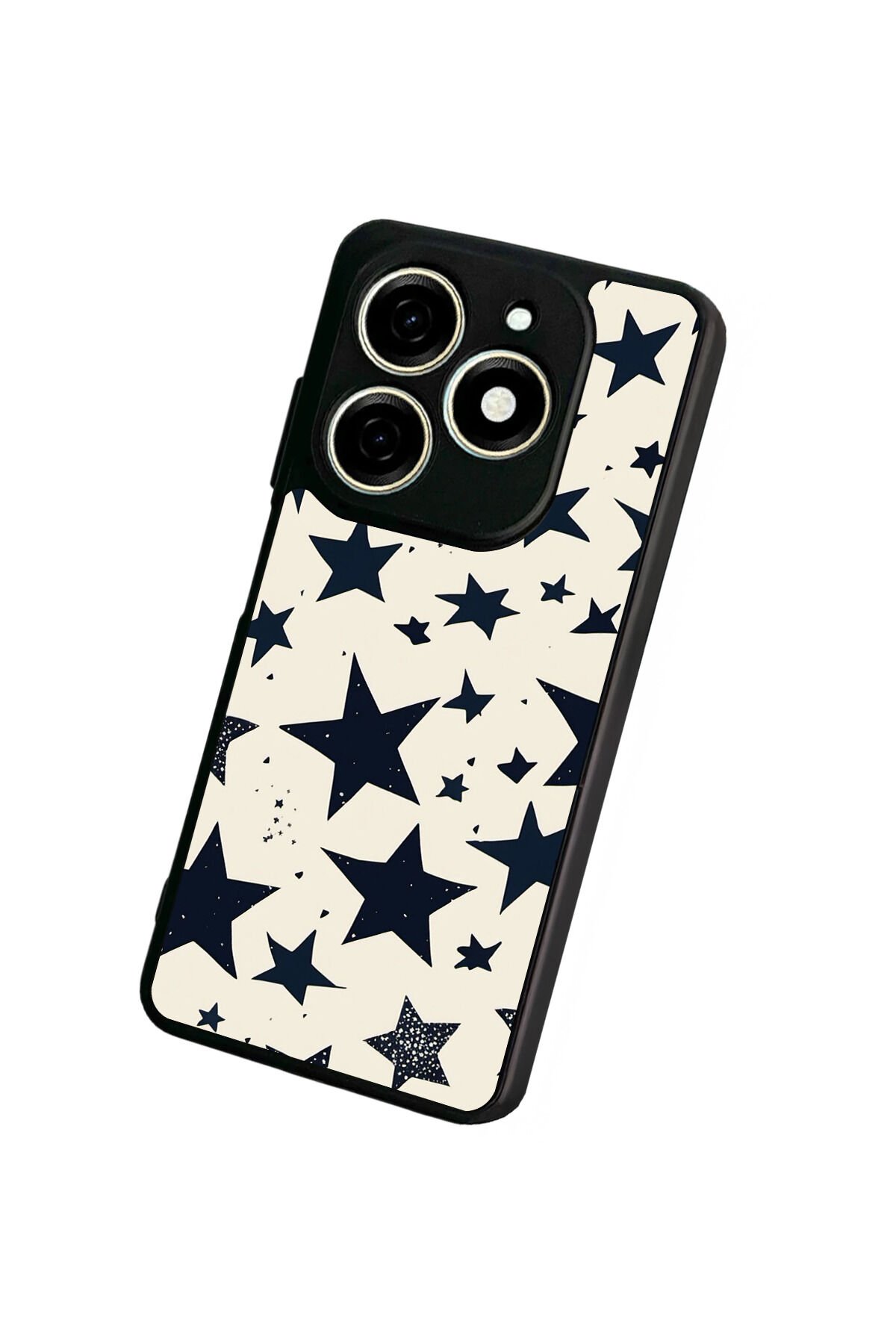 Tecno Spark 20/20C Uyumlu Retro Yildizlar Tasarımlı Glossy Premium Kılıf