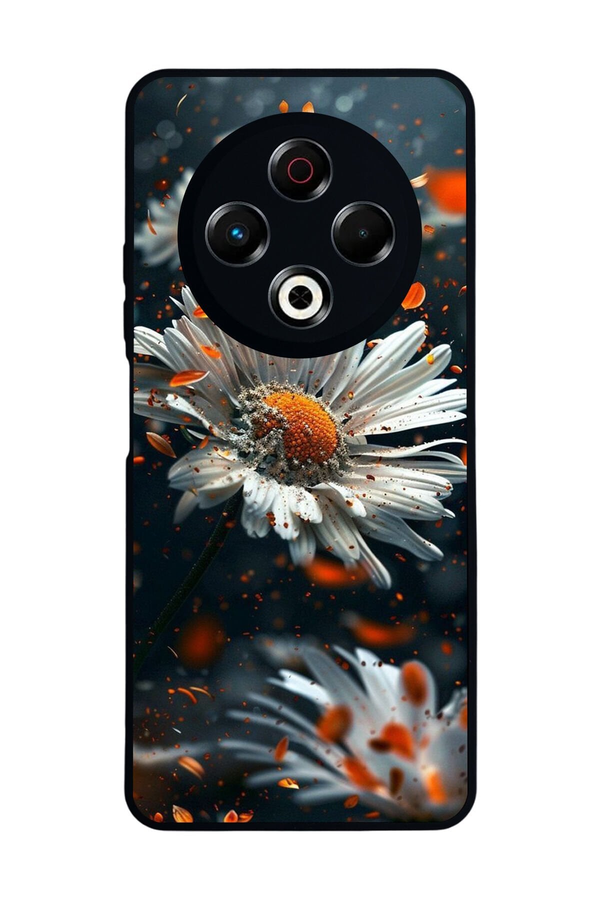 Tecno Spark 30 Uyumlu Cicek Tasarımlı Glossy Premium Kılıf
