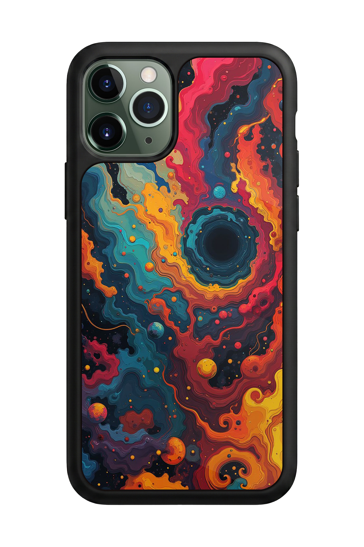 iPhone 11 Pro Max Uyumlu Abstract Tasarımlı Glossy Premium Kılıf