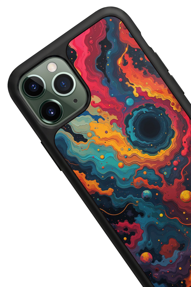 iPhone 11 Pro Max Uyumlu Abstract Tasarımlı Glossy Premium Kılıf