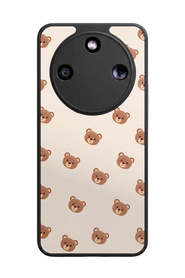 Honor Magic 8 Lite Uyumlu Ayı Tasarımlı Glossy Premium Kılıf