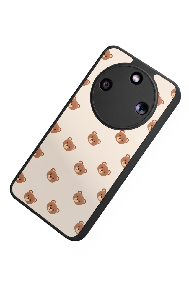 Honor Magic 8 Lite Uyumlu Ayı Tasarımlı Glossy Premium Kılıf