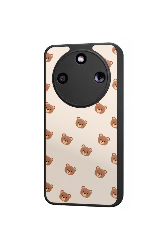 Honor Magic 8 Lite Uyumlu Ayı Tasarımlı Glossy Premium Kılıf