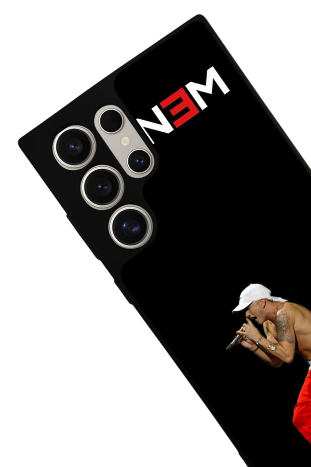 Samsung Galaxy S24 Ultra Uyumlu Eminem Tasarımlı Glossy Premium Kılıf