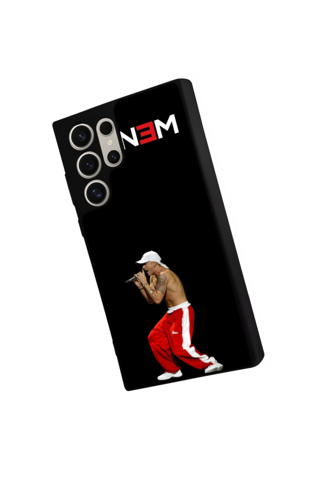 Samsung Galaxy S24 Ultra Uyumlu Eminem Tasarımlı Glossy Premium Kılıf