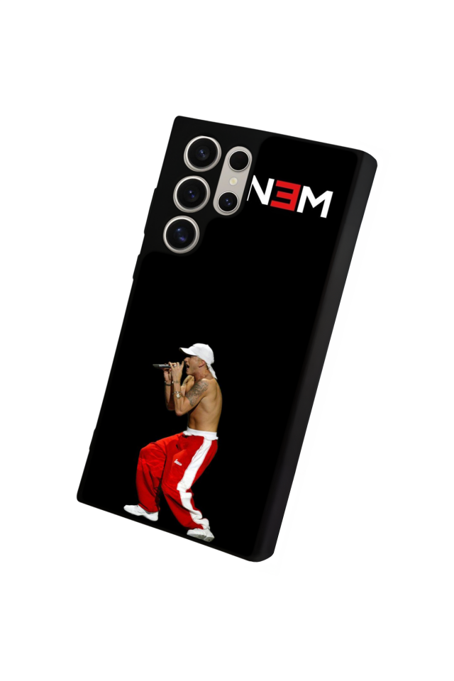 Samsung Galaxy S24 Ultra Uyumlu Eminem Tasarımlı Glossy Premium Kılıf
