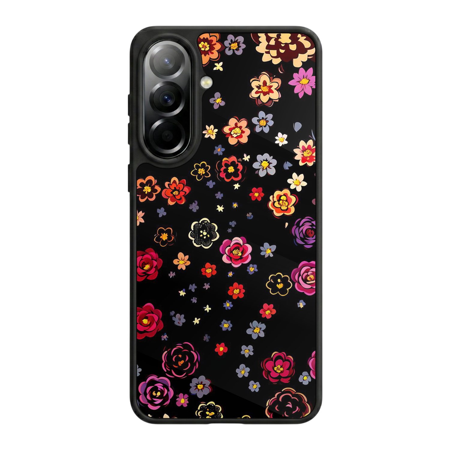 Samsung Galaxy A37 Uyumlu Floral Tasarımlı Glossy Premium Kılıf