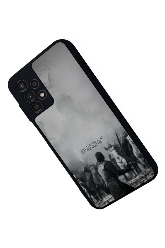 Samsung Galaxy A23 Uyumlu GameOfThrones Tasarımlı Glossy Premium Kılıf