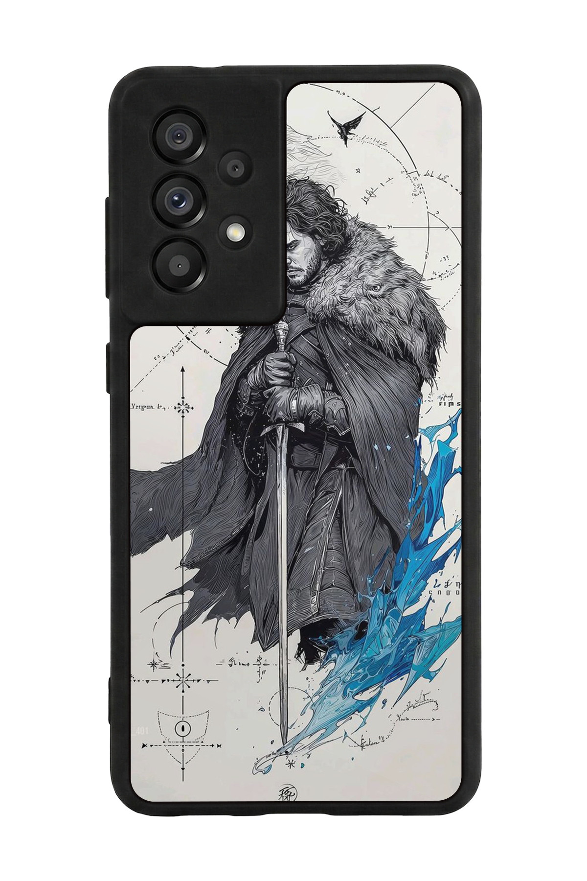 Samsung Galaxy A73 Uyumlu GameOfThrones Tasarımlı Glossy Premium Kılıf
