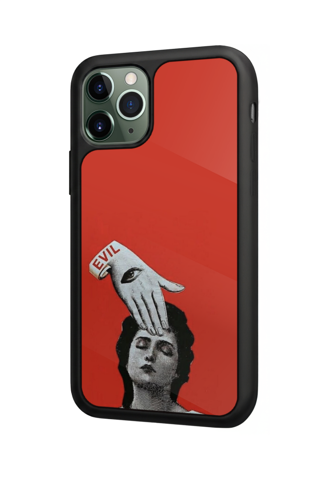 iPhone 11 Pro Uyumlu Kirmizi Tasarımlı Glossy Premium Kılıf