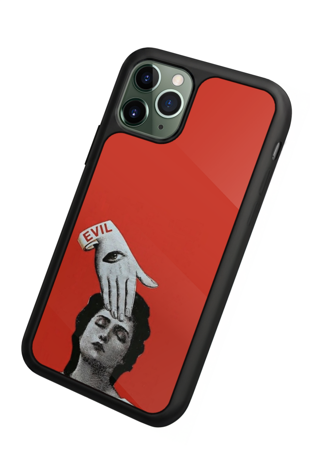iPhone 11 Pro Uyumlu Kirmizi Tasarımlı Glossy Premium Kılıf