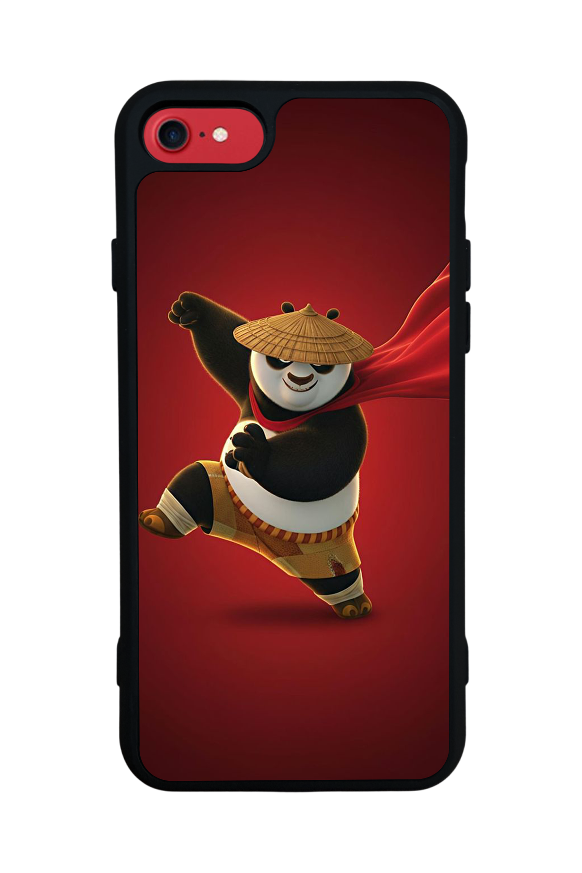 iPhone 8 Uyumlu Kung Fu Panda Tasarımlı Glossy Premium Kılıf