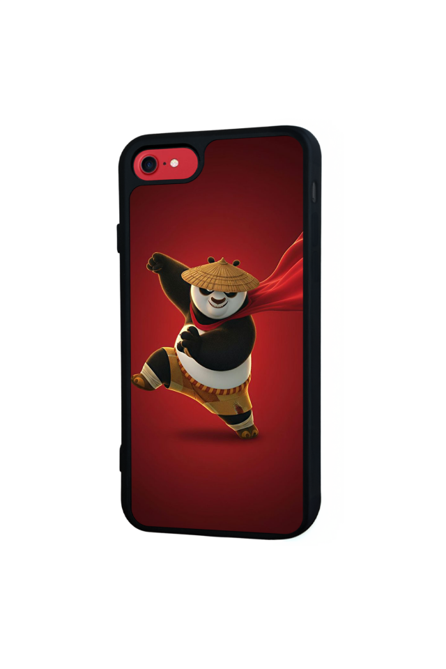 iPhone 8 Uyumlu Kung Fu Panda Tasarımlı Glossy Premium Kılıf