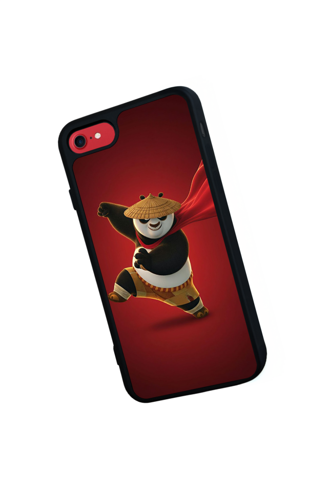 iPhone 8 Uyumlu Kung Fu Panda Tasarımlı Glossy Premium Kılıf