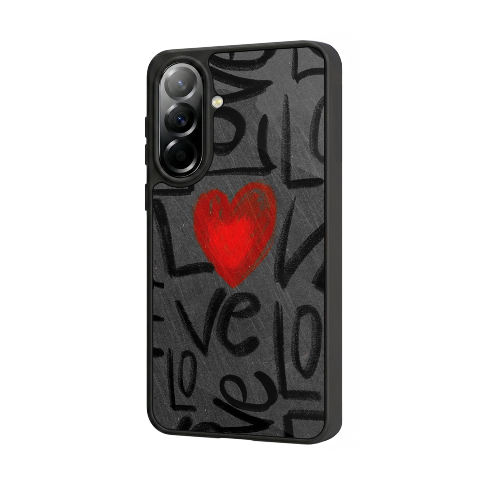 Samsung Galaxy A57 Uyumlu Love Tasarımlı Glossy Premium Kılıf