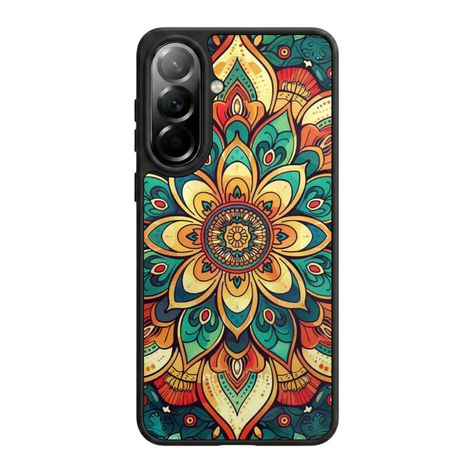 Samsung Galaxy A57 Uyumlu Mandala Tasarımlı Glossy Premium Kılıf