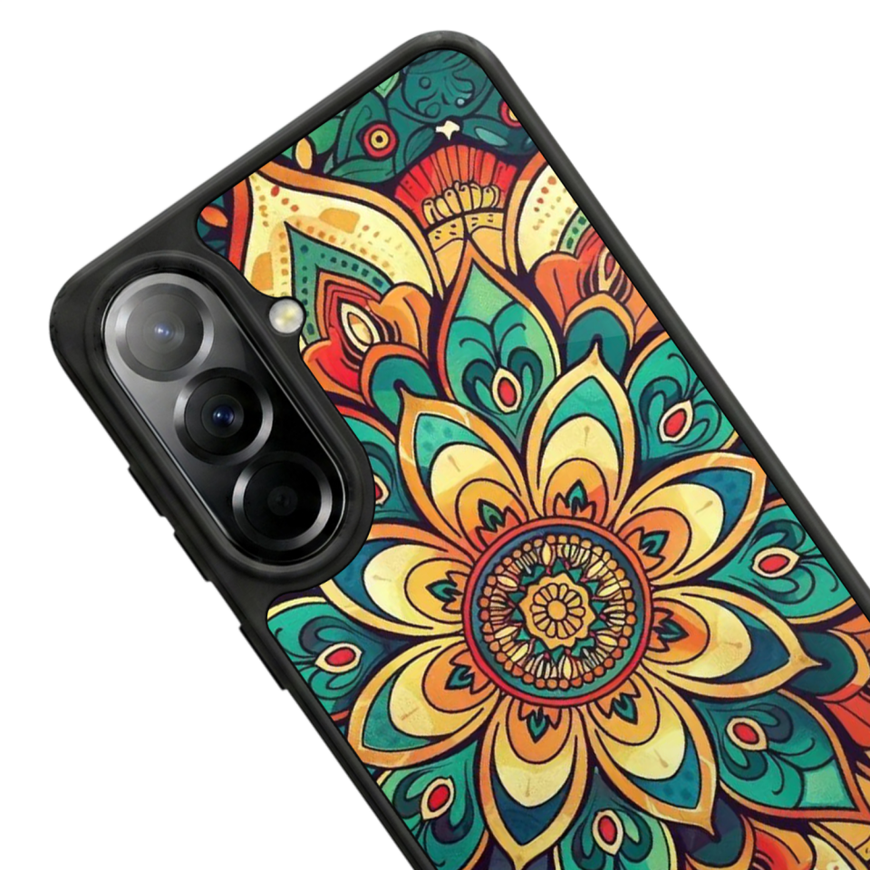 Samsung Galaxy A57 Uyumlu Mandala Tasarımlı Glossy Premium Kılıf