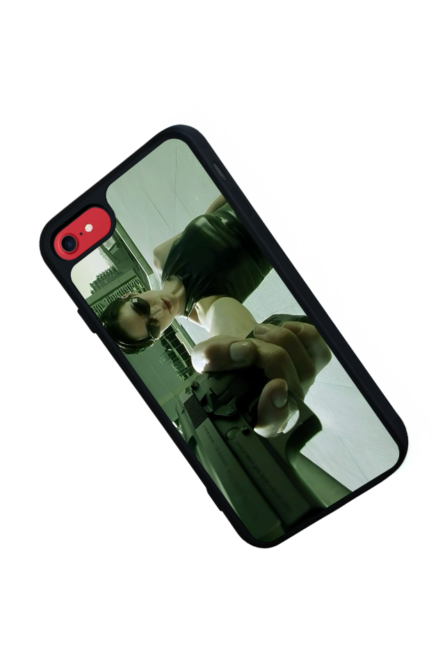 iPhone SE Uyumlu MatriiPhone SE Tasarımlı Glossy Premium Kılıf