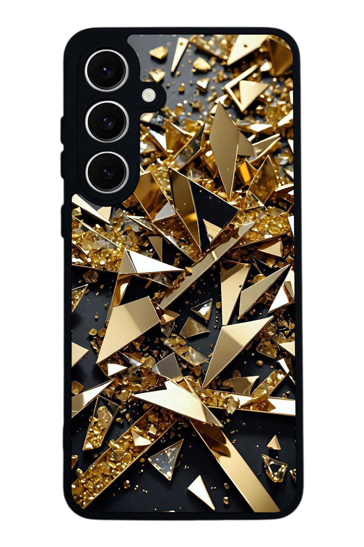 Samsung Galaxy S24 FE Uyumlu Mermer Marble Tasarımlı Glossy Premium Kılıf