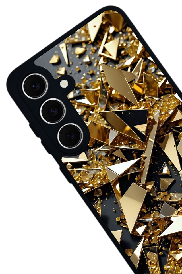 Samsung Galaxy S24 FE Uyumlu Mermer Marble Tasarımlı Glossy Premium Kılıf