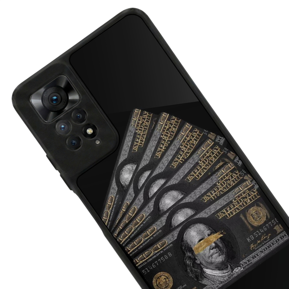 Xiaomi Redmi Note 11 Pro Uyumlu Para Tasarımlı Glossy Premium Kılıf