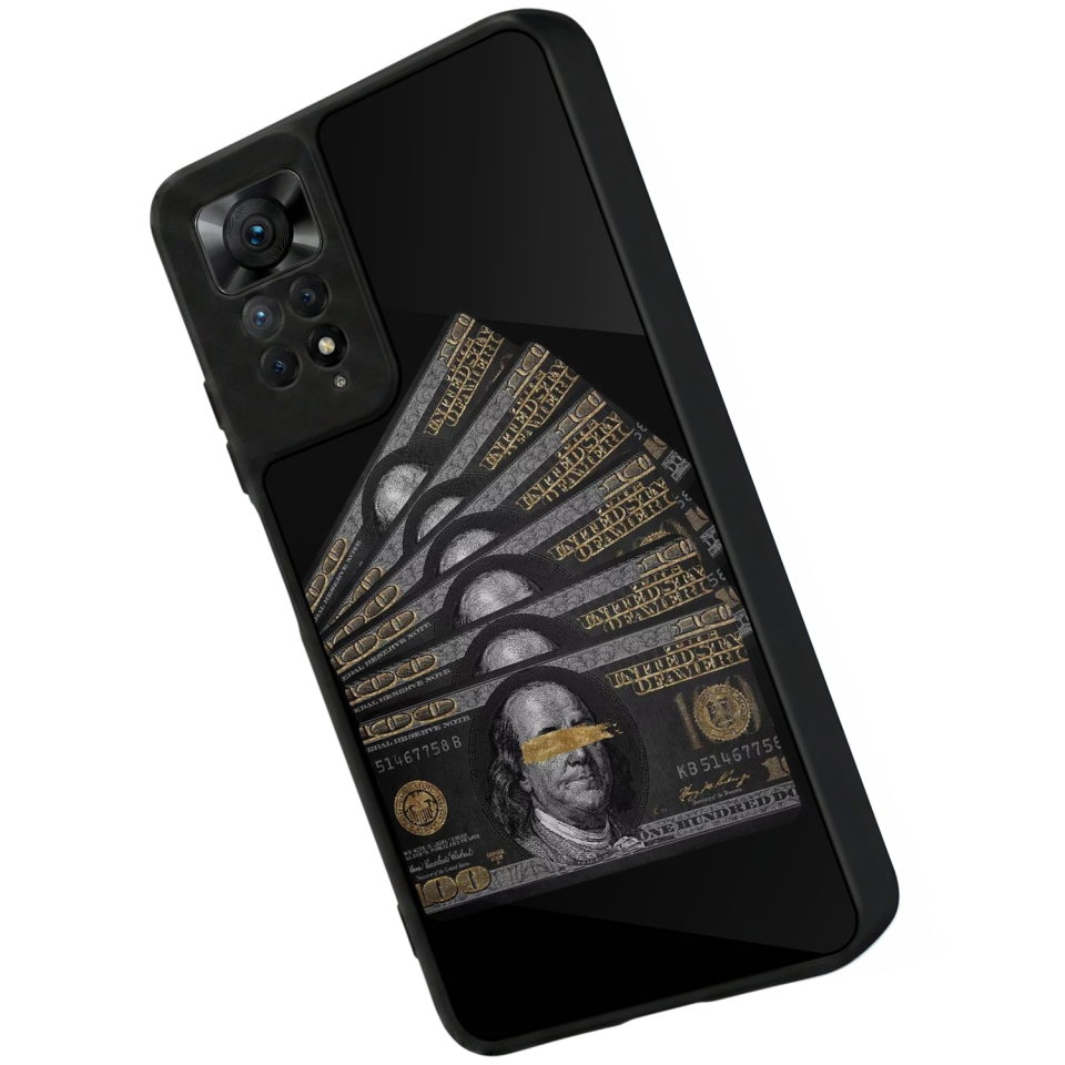 Xiaomi Redmi Note 11 Pro Uyumlu Para Tasarımlı Glossy Premium Kılıf