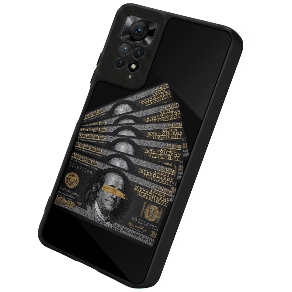 Xiaomi Redmi Note 11 Pro Uyumlu Para Tasarımlı Glossy Premium Kılıf