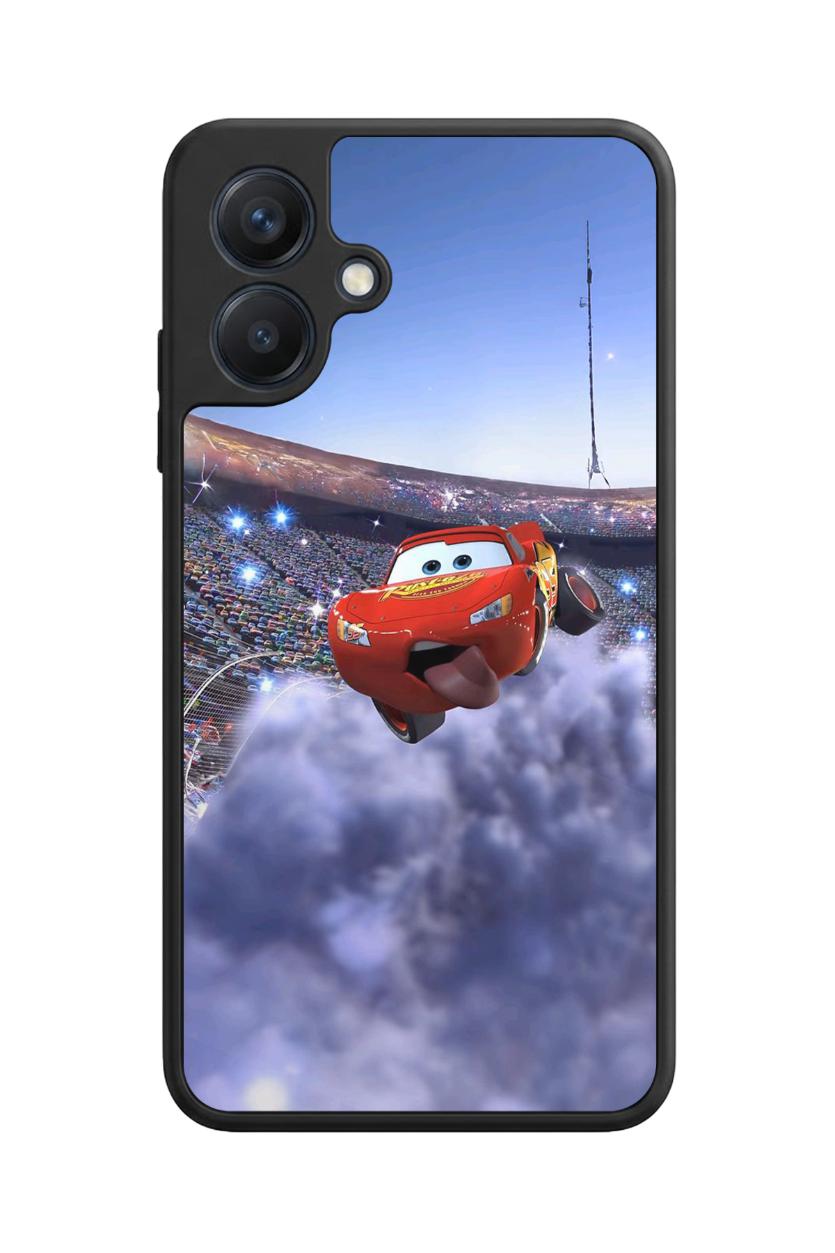 Samsung Galaxy A07 Uyumlu Şimsek McQueen Tasarımlı Glossy Premium Kılıf