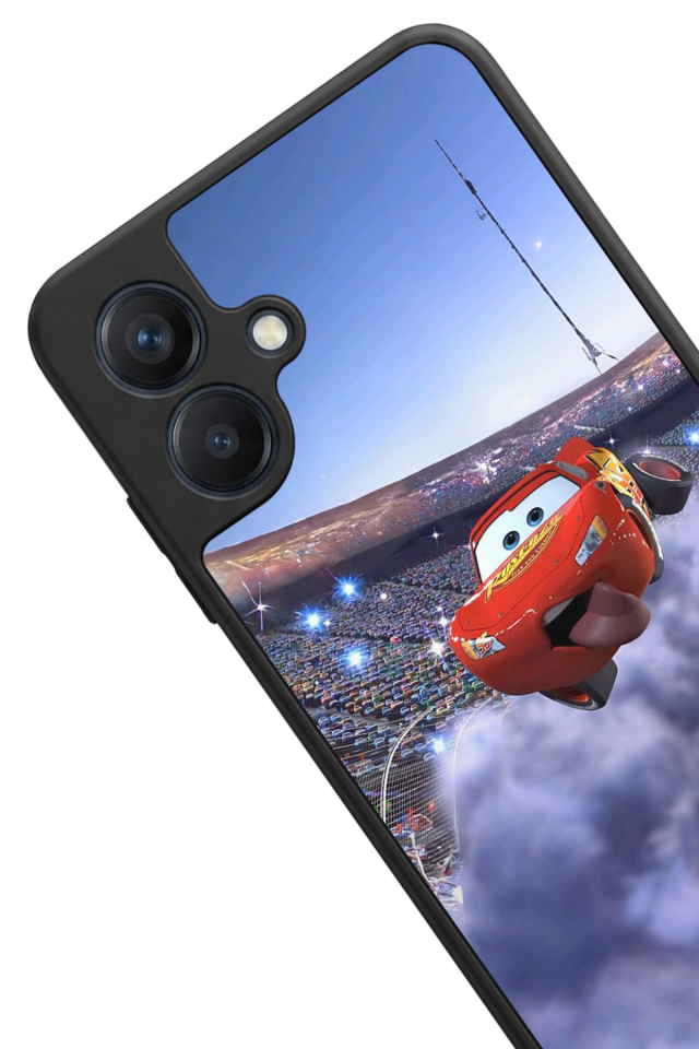 Samsung Galaxy A07 Uyumlu Şimsek McQueen Tasarımlı Glossy Premium Kılıf