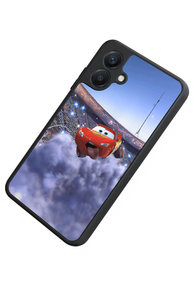 Samsung Galaxy A07 Uyumlu Şimsek McQueen Tasarımlı Glossy Premium Kılıf