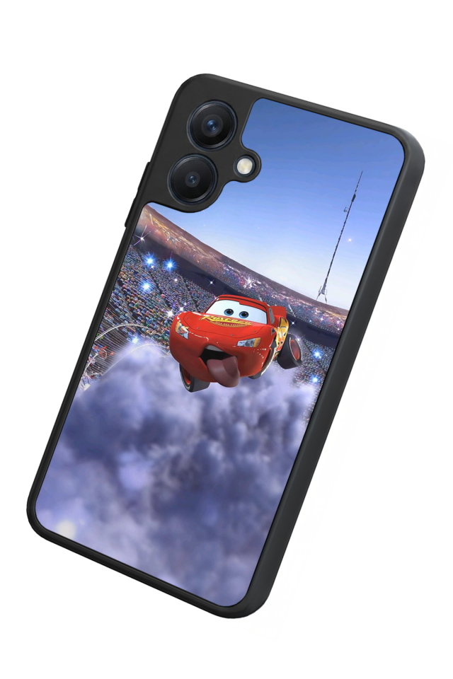 Samsung Galaxy A07 Uyumlu Şimsek McQueen Tasarımlı Glossy Premium Kılıf