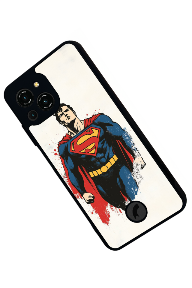 Reeder S23 Pro Max Uyumlu Superman Tasarımlı Glossy Premium Kılıf
