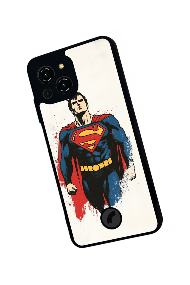 Reeder S23 Pro Max Uyumlu Superman Tasarımlı Glossy Premium Kılıf