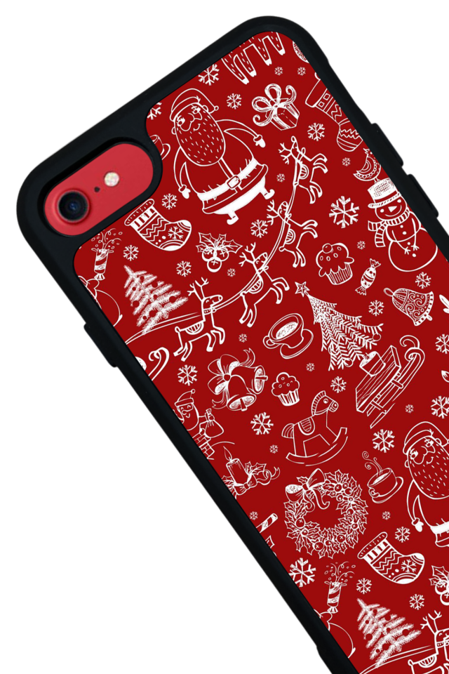 iPhone 7 Uyumlu Yilbasi Christmas Tasarımlı Glossy Premium Kılıf