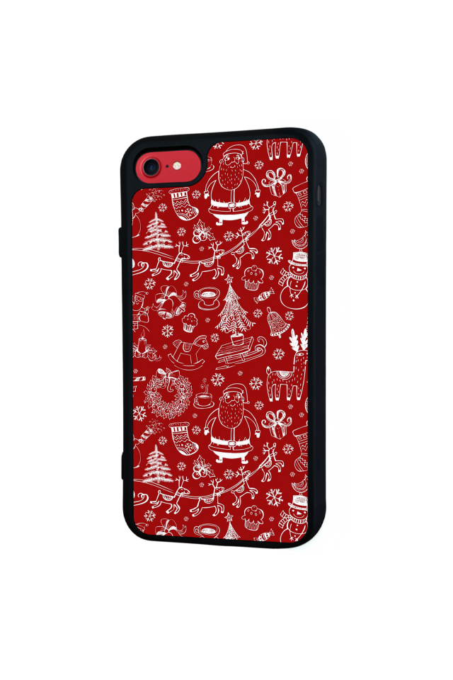iPhone 7 Uyumlu Yilbasi Christmas Tasarımlı Glossy Premium Kılıf