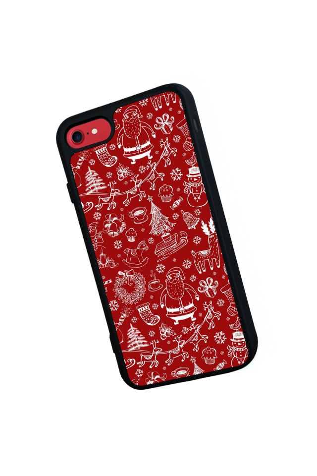 iPhone 7 Uyumlu Yilbasi Christmas Tasarımlı Glossy Premium Kılıf