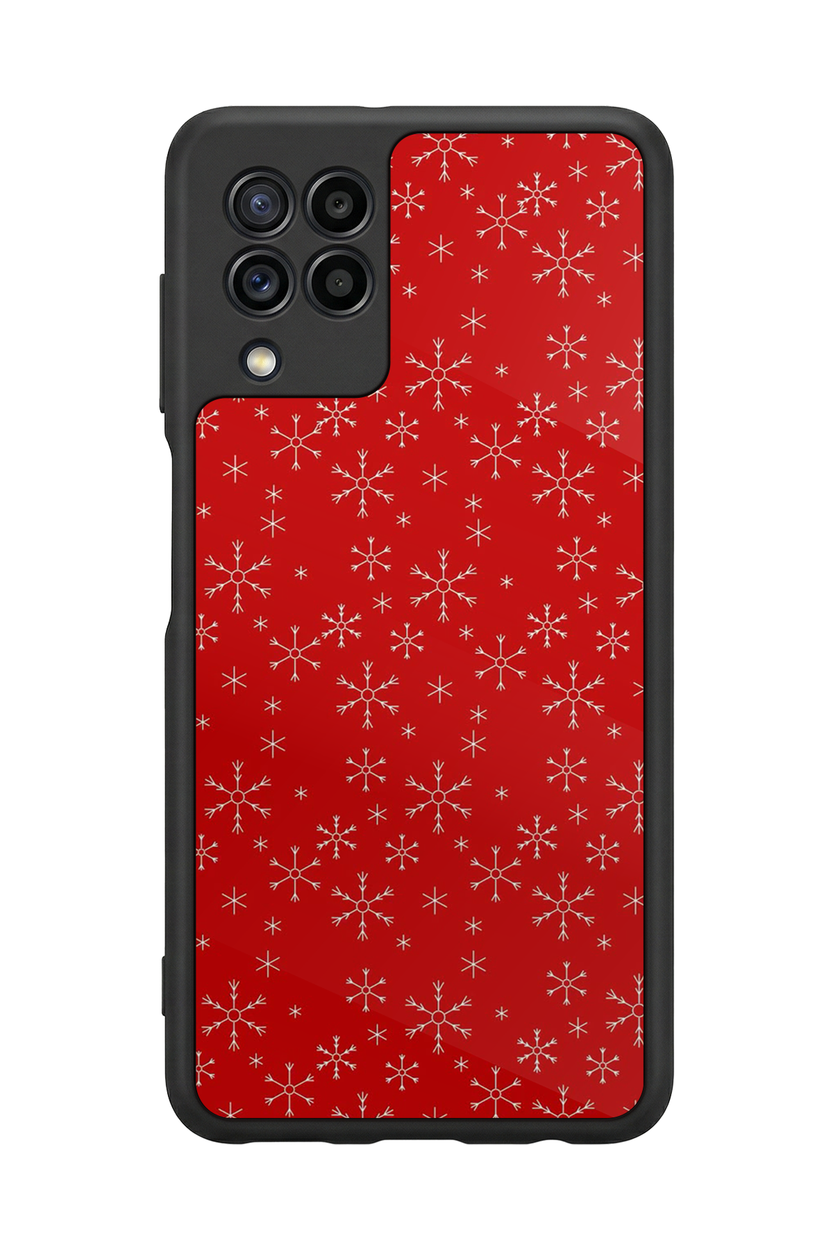 Samsung Galaxy M32 Uyumlu Yilbasi Christmas Tasarımlı Glossy Premium Kılıf