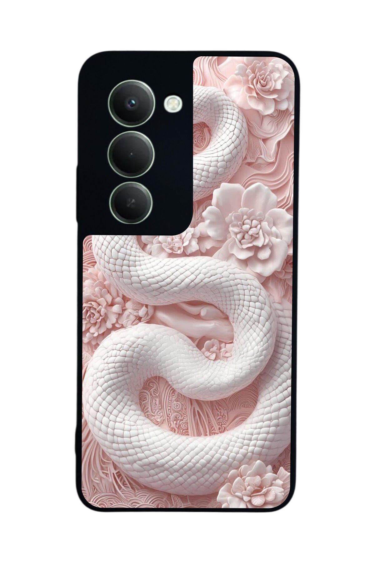 Xiaomi Redmi 15 5G Uyumlu Yılan Tasarımlı Glossy Premium Kılıf
