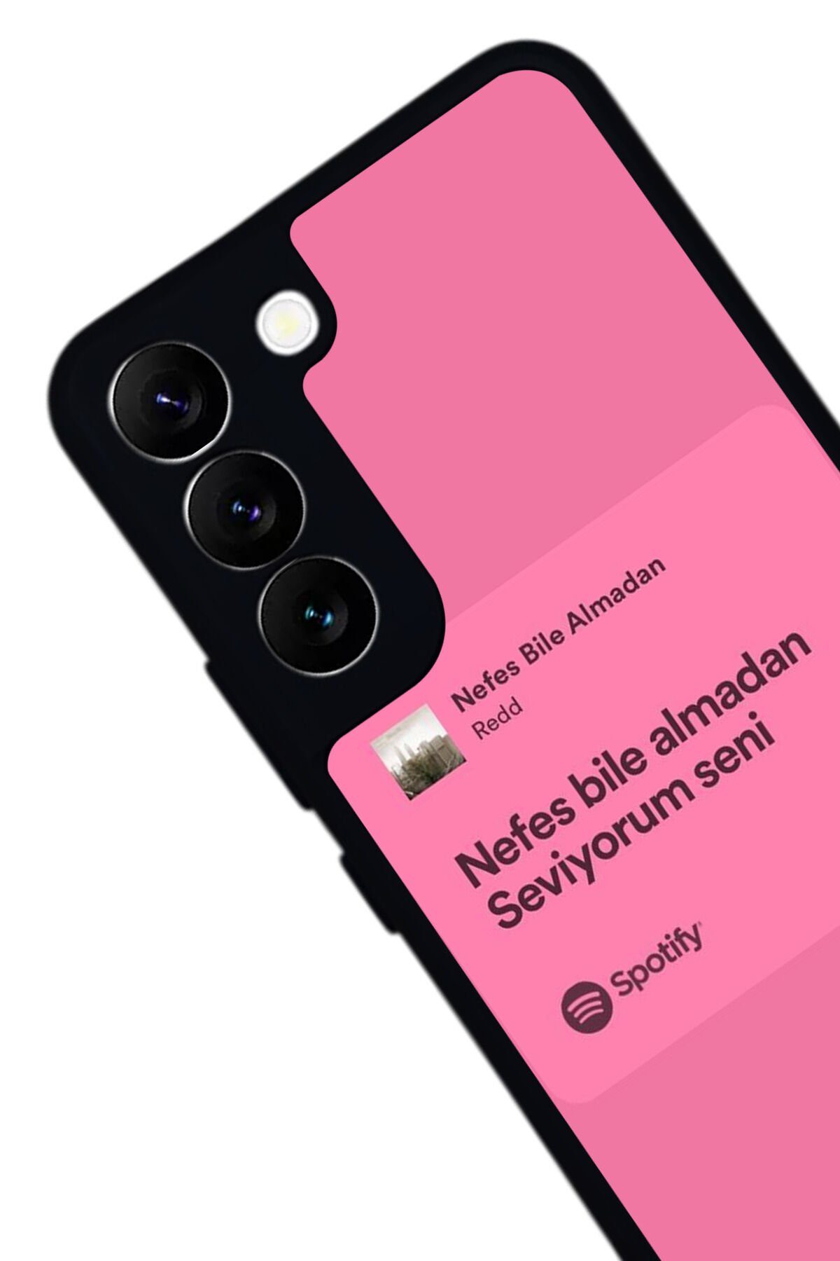Samsung Galaxy S22 Uyumlu Sarki Sozleri Tasarımlı Glossy Premium Kılıf