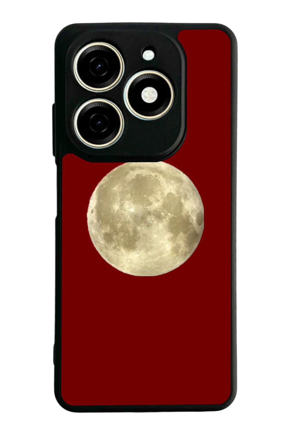 Infınıx Smart 8 Pro Uyumlu Kirmizi Tasarımlı Glossy Premium Kılıf