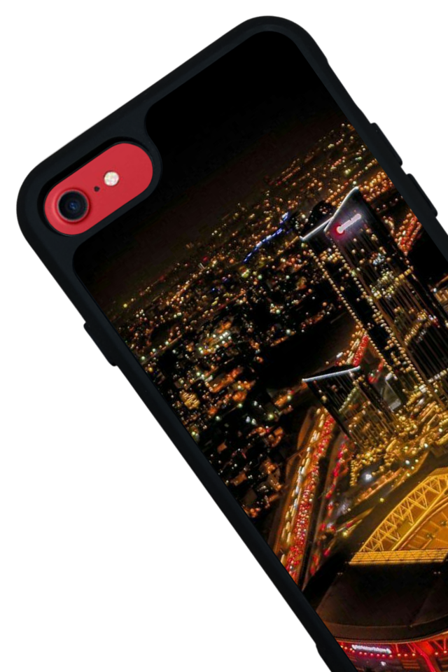 iPhone SE Uyumlu Aslan Tasarımlı Glossy Premium Kılıf