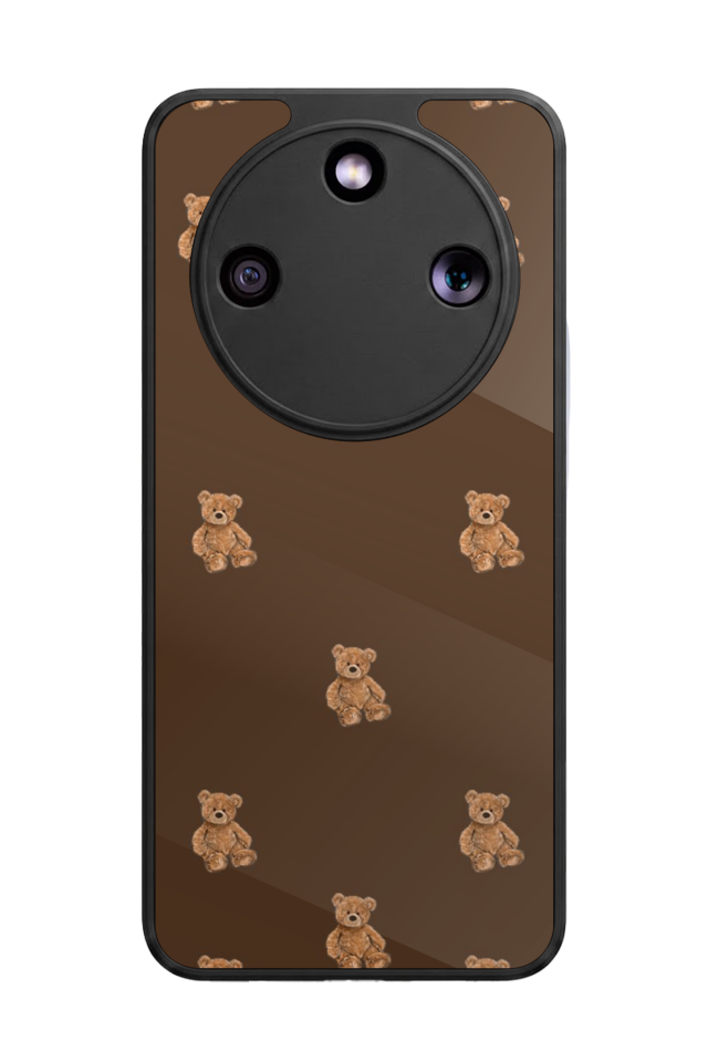 Honor Magic 8 Lite Uyumlu Ayı Tasarımlı Glossy Premium Kılıf