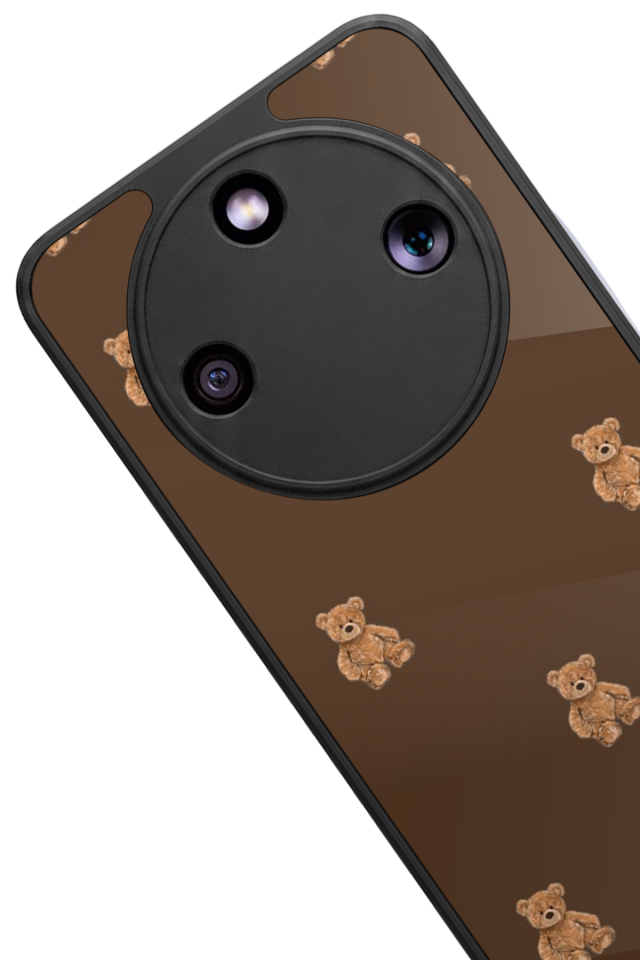 Honor Magic 8 Lite Uyumlu Ayı Tasarımlı Glossy Premium Kılıf