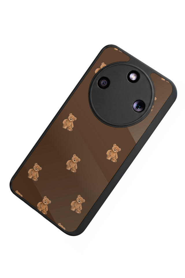 Honor Magic 8 Lite Uyumlu Ayı Tasarımlı Glossy Premium Kılıf