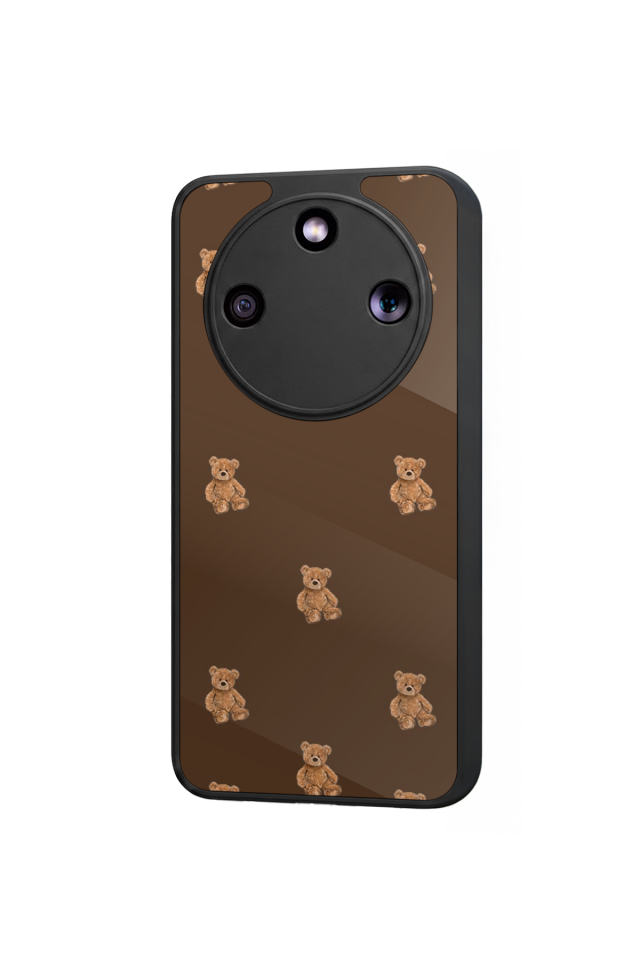 Honor Magic 8 Lite Uyumlu Ayı Tasarımlı Glossy Premium Kılıf