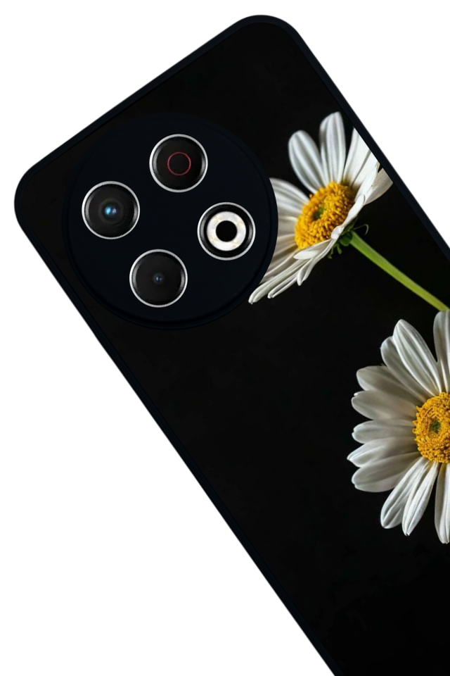 Tecno Spark 30 Pro Uyumlu Cicek Tasarımlı Glossy Premium Kılıf