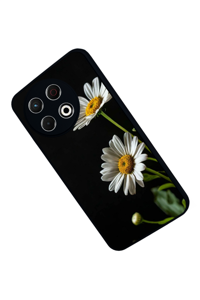 Tecno Spark 30 Pro Uyumlu Cicek Tasarımlı Glossy Premium Kılıf