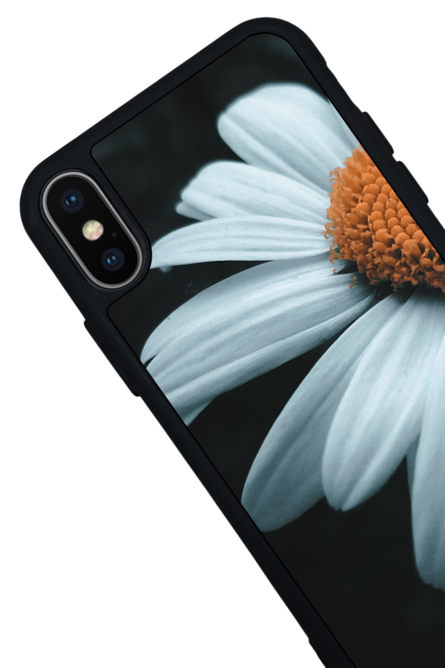 iPhone X/ XS Uyumlu Cicek Tasarımlı Glossy Premium Kılıf