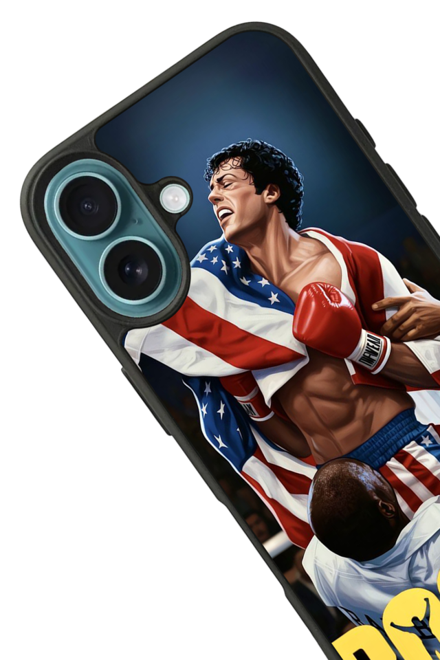 iPhone 16 Plus Uyumlu Rocky Tasarımlı Glossy Premium Kılıf